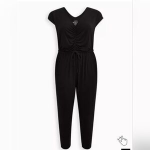 Torrid Black V-Neck Jumpsuit